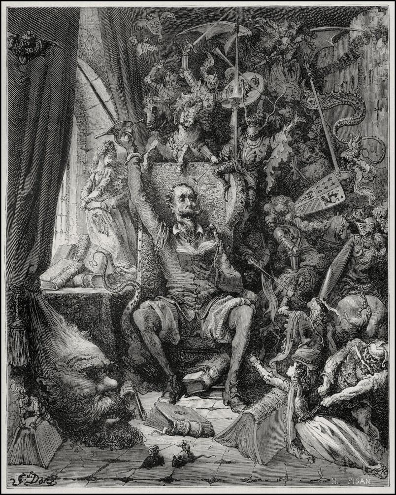 EL QUIJOTE Y EL HOMBRE ABSURDO Alejo Cercato Paul Gustave Doré, prolifero artista francés del siglo XIX, es quizás el ilustrador más importante de las aventuras del ingenioso hidalgo Don Quijote.