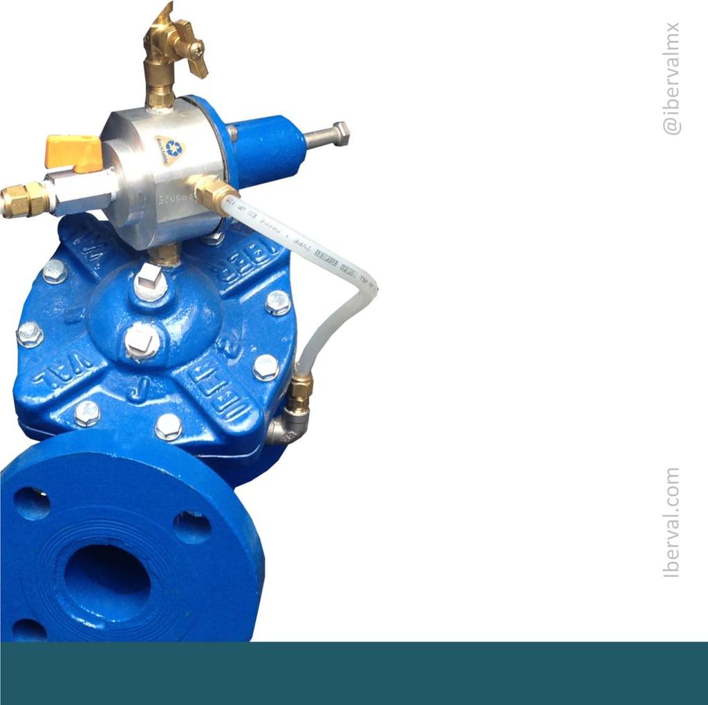 VÁLVULAS AUTOMÁTICAS Esta válvula es activada por la presión de la red y se utiliza para varias aplicaciones en el suministro de agua.