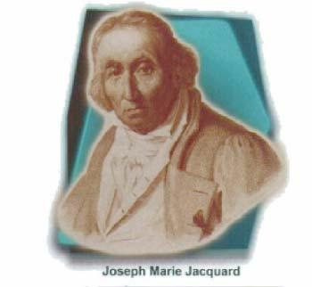 TELAR DE JACQUARD En 1801 el francés Joseph Marie Jacquard (1752-1834) al diseñar un telar automático