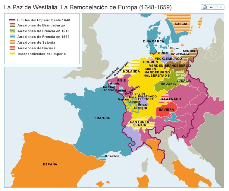 Paz de Westfallia 1648 y