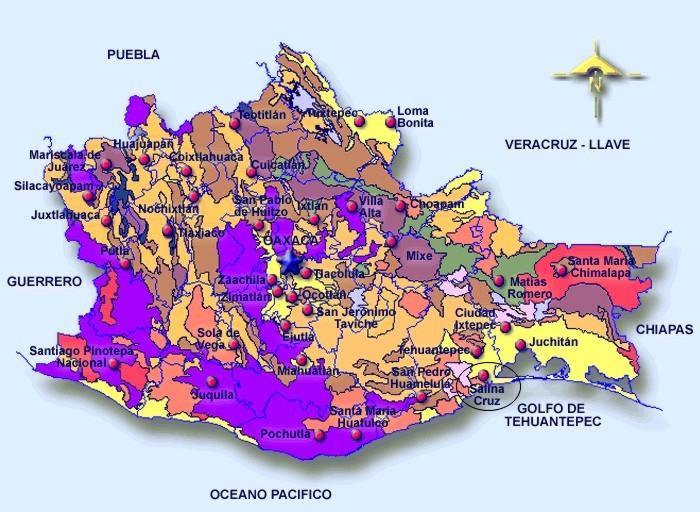 extrusivas con un 6.30% y rocas metamórficas con un 1.09%, ambas pertenecen al periodo Terciario, además que las rocas de esta era cubren el 25% de la región del Estado de Oaxaca.