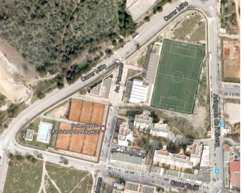 MEMORIA Situación actual El objeto del presente Proyecto es definir, las obras necesarias para la renovación del césped artificial del campo de fútbol municipal sito en el Polideportivo de Magaluf.