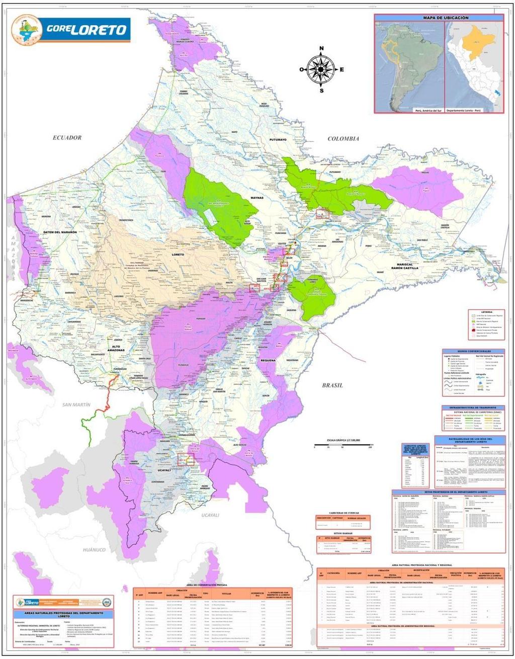 LORETO Y SUS ACR s 2 199,885 ha de bosques protegidos en Áreas de Conservación Regional.