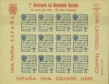 venta varias HB en las que aparece un sello con sobrecarga Huelva (el 2º