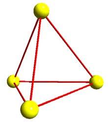 Grupos con varios ejes C n (Grupos de Alta simetría) T d : Pertenecen a este grupo las moléculas que presentan los mismos elementos de simetría que un tetraedro regular 4 ejes