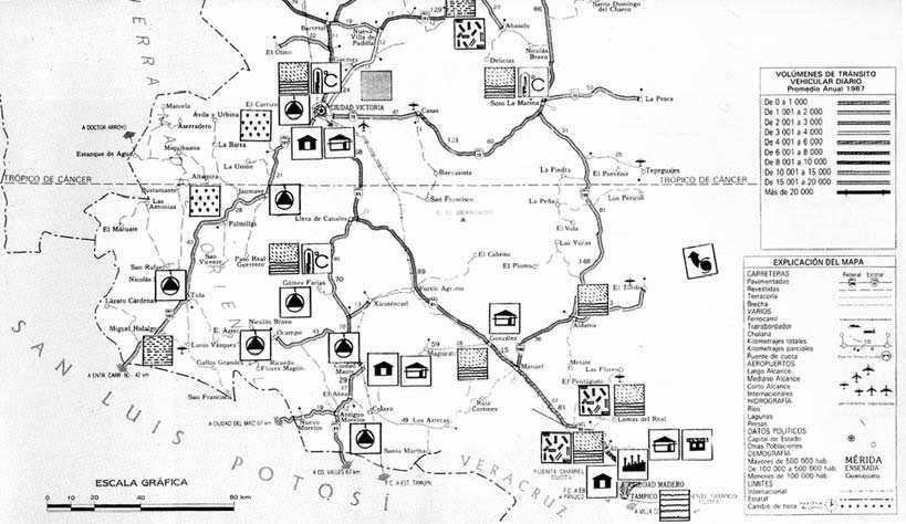 Mapas de Inventario Fragmentos del mapa general de ubicación geográfica de