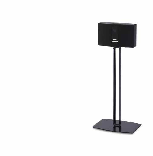 ST20-FS Floor Stand para Bose SoundTouch 20 La peana SoundXtra Floor Stand para el altavoz Bose SoundTouch 20 mantiene la altura de escucha ideal al mismo tiempo que oculta discretamente su cable de