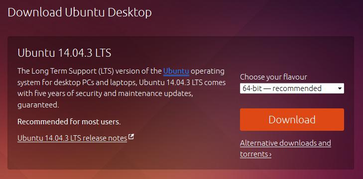 Paso 2: Descargar una imagen de Linux a. Vaya al sitio web de Ubuntu en http://www.ubuntu.com/download/desktop para descarga y guardar una imagen de Ubuntu Desktop. b.