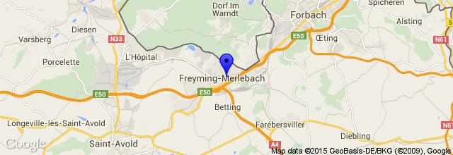 Freyming Merlebach La ciudad de Freyming Merlebach se ubica en la región Mosela de Francia.