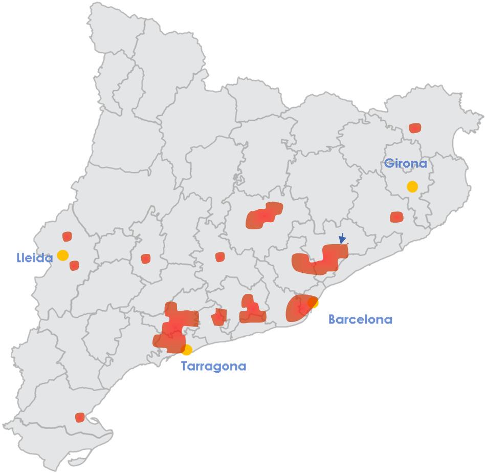 Parcs Logístics de Catalunya (Desenvolupats i per desenvolupar)