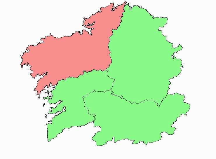 1. DIAGNÓSTICOS DE INFECCIÓN POR EL VIH EN GALICIA: 2004-2016 DISTRIBUCIÓN GEOGRÁFICA Según la distribución geográfica entre 2004 y 2016 por provincias, A Coruña y Pontevedra son las zonas con mayor