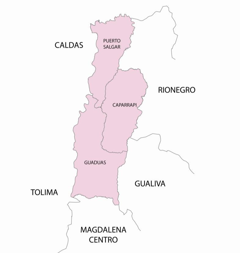 III. DIAGNÓSTICO SOCIO-ECONÓMICO Y COMPETITIVO DE LA PROVINCIA DE BAJO MAGDALENA La Provincia de Bajo se encuentra localizada al noroccidente del departamento de Cundinamarca, limita por el norte con
