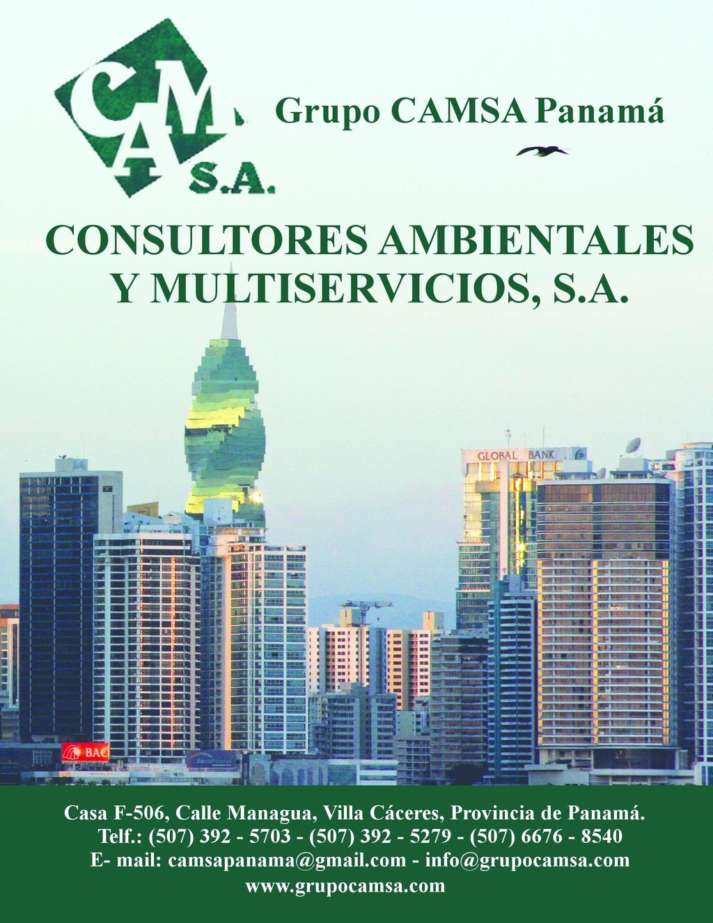 Grupo Camsa Panama Consultores Ambientales Y Multiservicios S A
