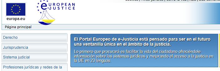 Posibles Usuarios y Aplicaciones European E- justice