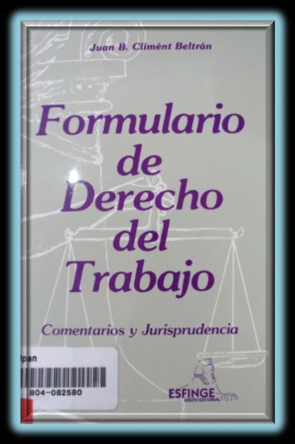 R56 2015 Formulario de derecho del trabajo Autor Climent Beltrán, Juan B.