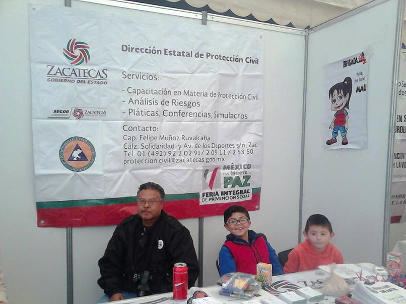 Feria Integral de Prevención Social La Dirección Estatal de Protección Civil
