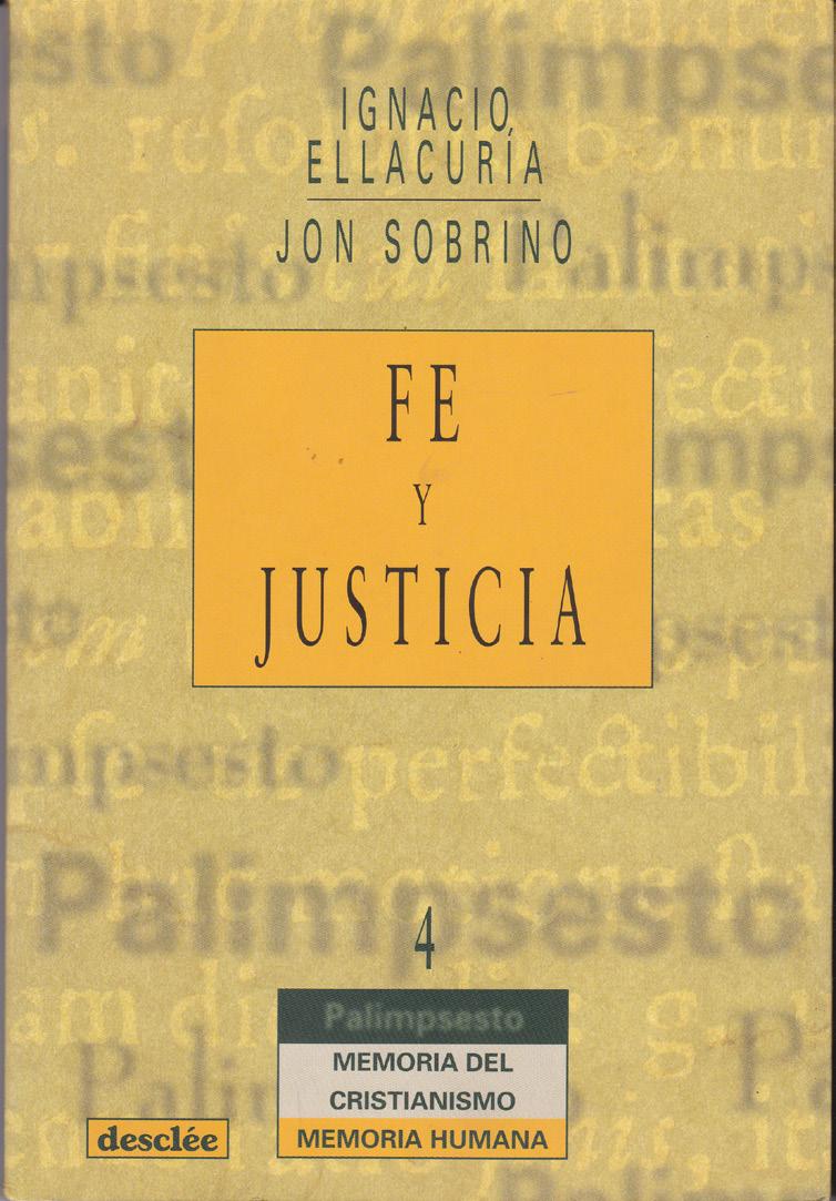 00 Código: 01123 Fe y justicia Jon Sobrino