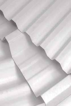 PVC INDUSTRIAL Planchas de PVC opacas. Resistente a una amplia gama de químicos. No se oxidan. Contienen filtro UV. Flexibles y curvables. Resistentes a impactos.