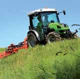 Las aplicaciones en invernaderos, viveros y transporte general (en la propia empresa) son solo algunas de las áreas de especialización del tractor.