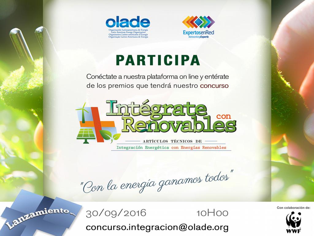 Información General ara conocer las bases del concurso visite: www.olade.