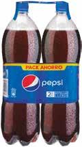 Coca-Cola refresco 1, 17 Pepsi refresco de Clipper refresco de cola regular, regular o Zero de cola regular, light light o Zero, 1,5 l 1, 0,45 / litro 09 fresa o naranja, 1,5 l 0,78 / litro o Max,