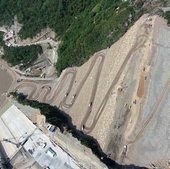 Características del proyecto Sogamoso Construcción de la presa Santander