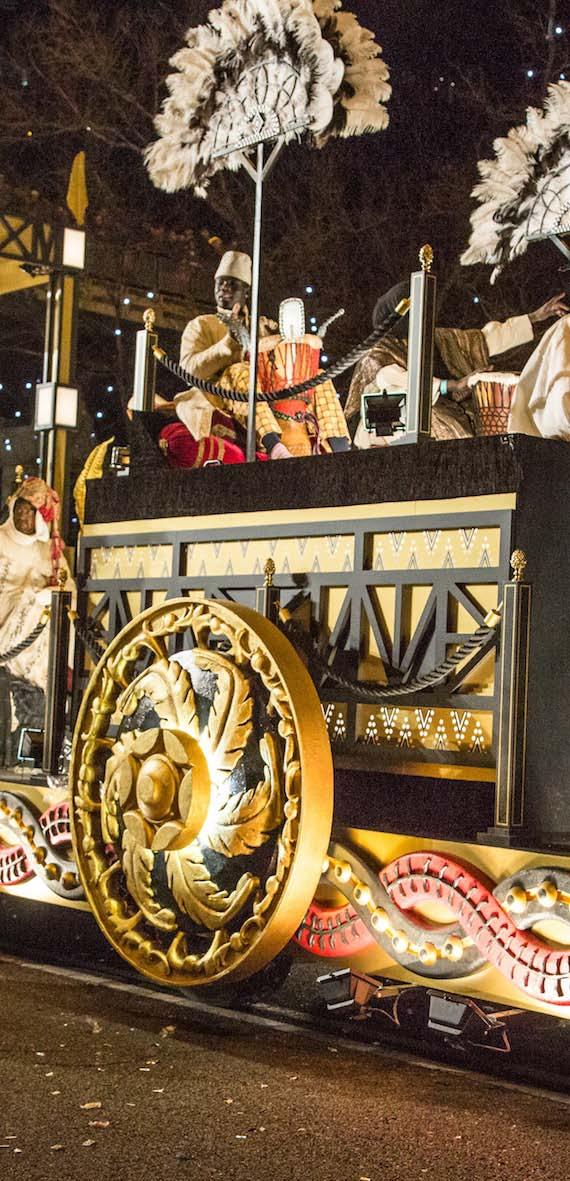 Sueño & ilusión La Navidad en su momento más mágico >Cabalgata de Reyes Magos Amplia cobertura en medios(1) Retransmisión completa en directo TVE 1, Tele Madrid y TVE Internacional Canal 24 horas