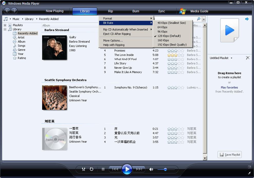 4.2.4 Copia de canciones de un CD Si desea transferir música de un CD al reproductor, necesitará crear primero una copia digital de la música en el ordenador. Esto se denomina "copia".