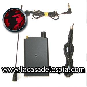 Características Técnicas: Banda RX: UHF Canales: 3 (A - B - C) alimentación: 9 Volts (Alk) o cargador 9 volts Autonomía RX: 30 hrs.