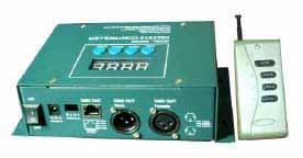 CONTROLADOR RGB B00816 MANDO RGB K00803 Electrónica de control DMX300 para sistemas RGB que permite variar la gama de colores, el brillo y la velocidad de transición.