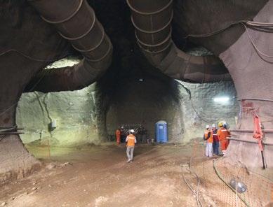 Túneles de Metro Media Chile Medios convencionales para la excavación y sostenimientos según NATM Limos y gravas 36.284.