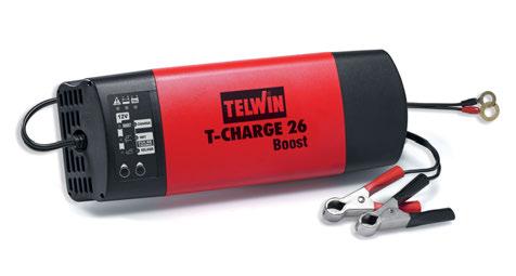 T-Charge 12 / 12 Lithium edition / 20 Boost - 26 Boost Cargador de baterías inteligente, con control electrónico de la corriente de carga interrupción y restablecimiento automático (PULSE- TRONIC).