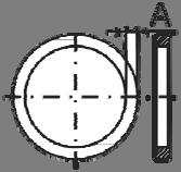 Tabla 5-5 Dimensiones del desgaste de la placa de fricción