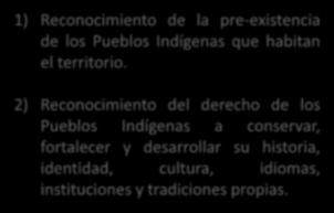 MEDIDAS A CONSULTAR MEDIDA I Reconocimiento Constitucional de Los Pueblos Indígenas I.