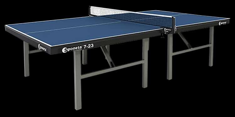 Mesa de Ping Pong Importada de Competición SPONETA S7-23 Tablero azul de mdf de 25 mm no resistente a la intemperie