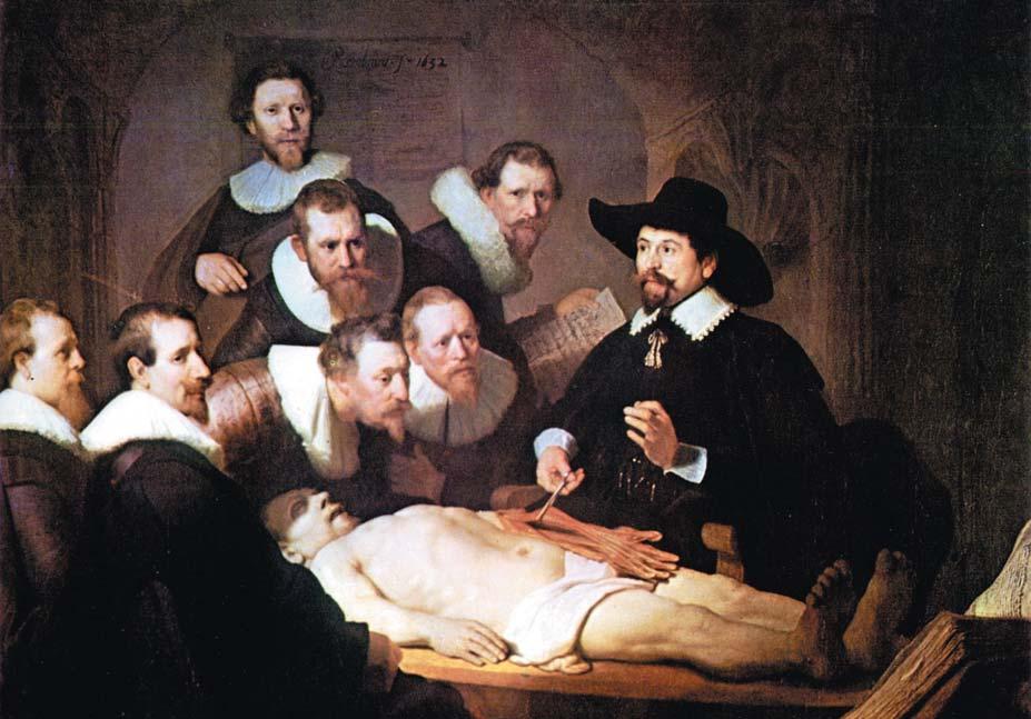 OBRA 3. La lliçó d anatomia del doctor Tulp, de Rembrandt.