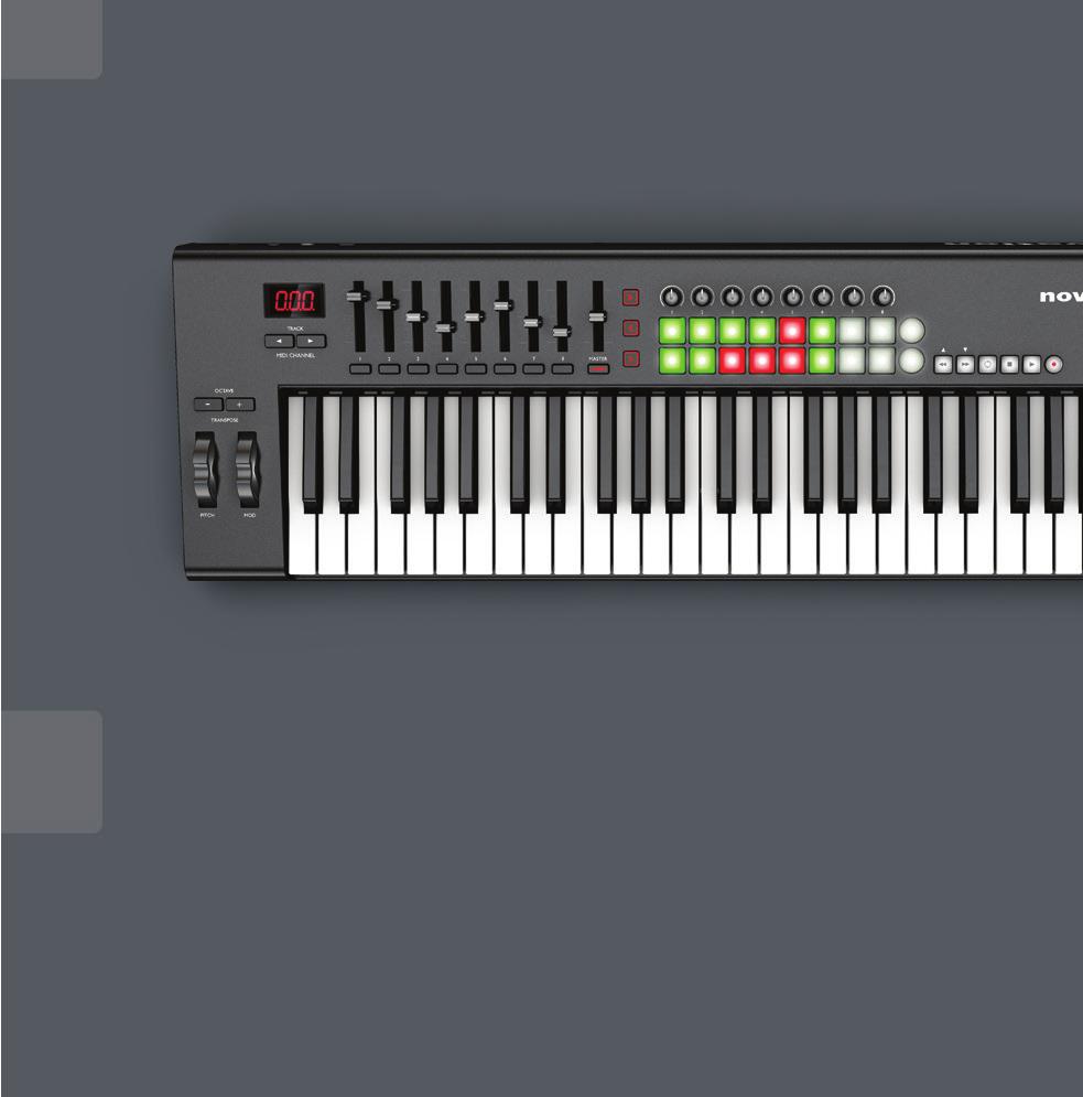 El teclado permite controlar no sólo el software existente de la música (a veces llamado un "DAW") y los V-