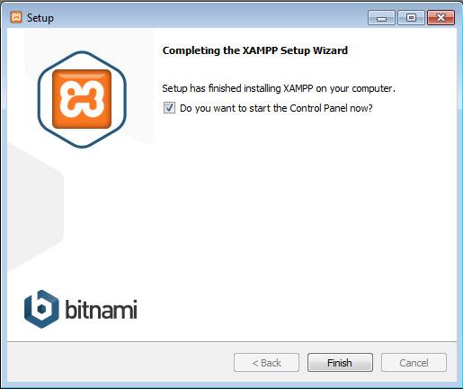 - Mientras se instalan los archivos, podemos ver los productos de Bitnami - Por último, nos indica que la