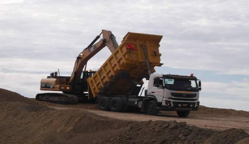 Servicio de Construcción de 2.5 km de Vías de Acceso para Compañía Minera Miskimayo.