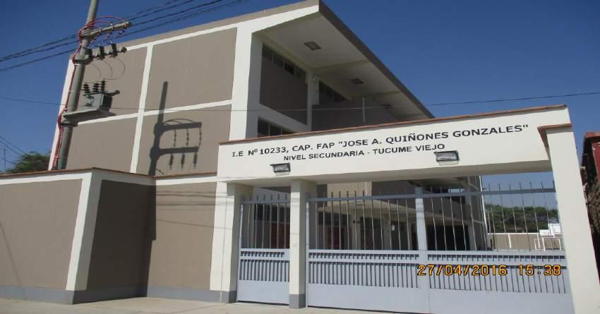 Construcción de Colegio Jose Abelardo Quiñones Tucume Viejo Tucume -