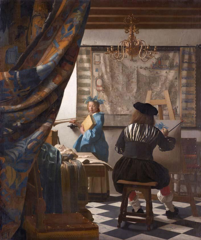 Obra 3. Aŀlegoria de la pintura, de Johannes Vermeer.