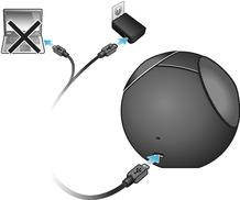 Conceptos básicos Carga Antes de utilizar el Altavoz Smart Bluetooth BSP60 por primera vez, debe cargar la batería durante aproximadamente 2 horas. Se recomienda utilizar cargadores Sony.