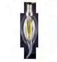 Lámparas Filamento VELA 4W 220-240Vac 50/60Hz Energy saving A + 2700 E14 No dimable 25.