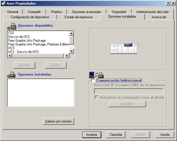 CONFIGURACIÓN DE LAS OPCIONES INSTALABLES 27 PARA CONFIGURAR MANUALMENTE LAS OPCIONES 1 Windows 2000: Haga clic en Inicio, seleccione Configuración y haga clic en Impresoras.