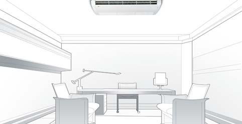 LG Aire Acondicionado Comercial 52 TECHO Y SUELO CONVERTIBLE Los modelos de techo y suelo se pueden instalar en el techo o