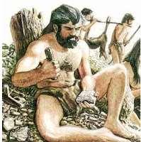 los hombres vivían en las cavernas, como sabemos el hombre primitivo no contaba con ningún medio para realizar cálculos y operaciones, se dice por ejemplo que para contar los frutos que recolectaba
