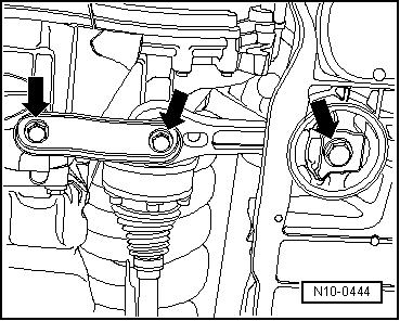 Turbocompresor: desmontar y montar Page 3 of 3 alimentación de aceite. Desenroscar los tornillos de fijación del colector de escape.