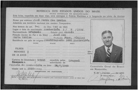 4 / 7 Además este curioso documento nos permite descubrir el nombre de sus padres: José Cea y María Urrriza y dar un paso más en la búsqueda documental en el Registro Civil de Uruguay.