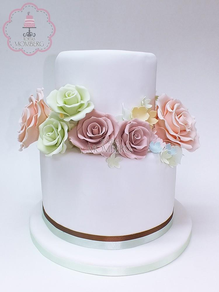 Diseño Rosas tonos pastel