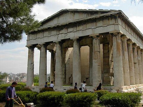 Templo de Hefestos, en Atenas, se